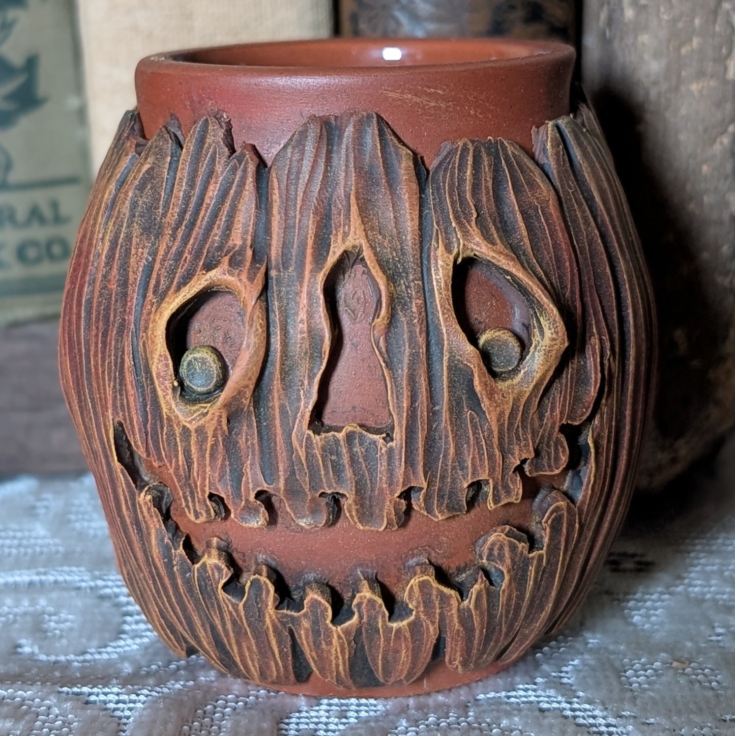 Pumpkin on Terra Cotta pot