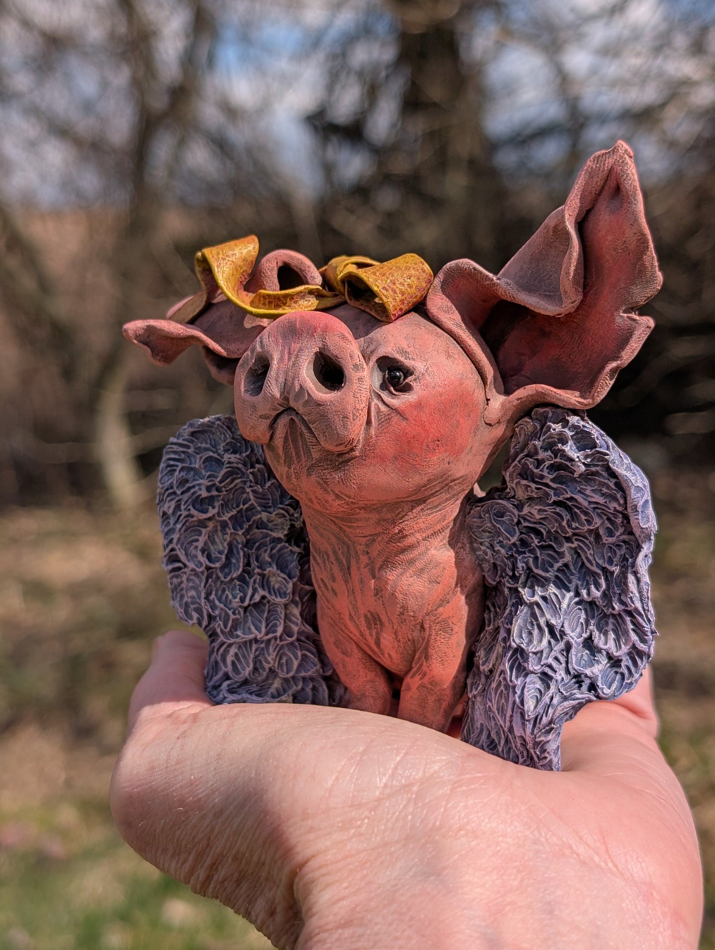 One of a kind fairy pig!