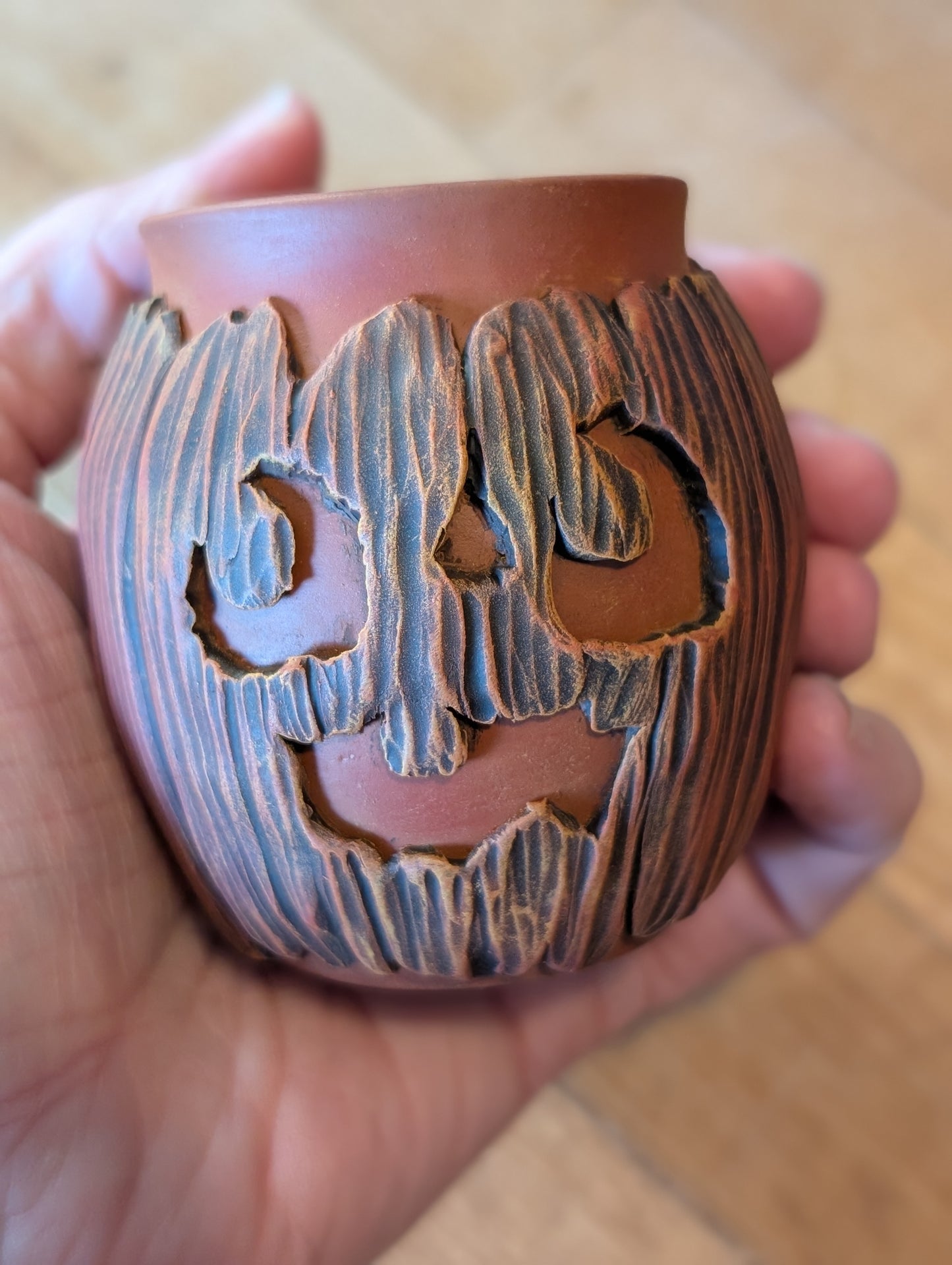 Pumpkin on Terra Cotta pot