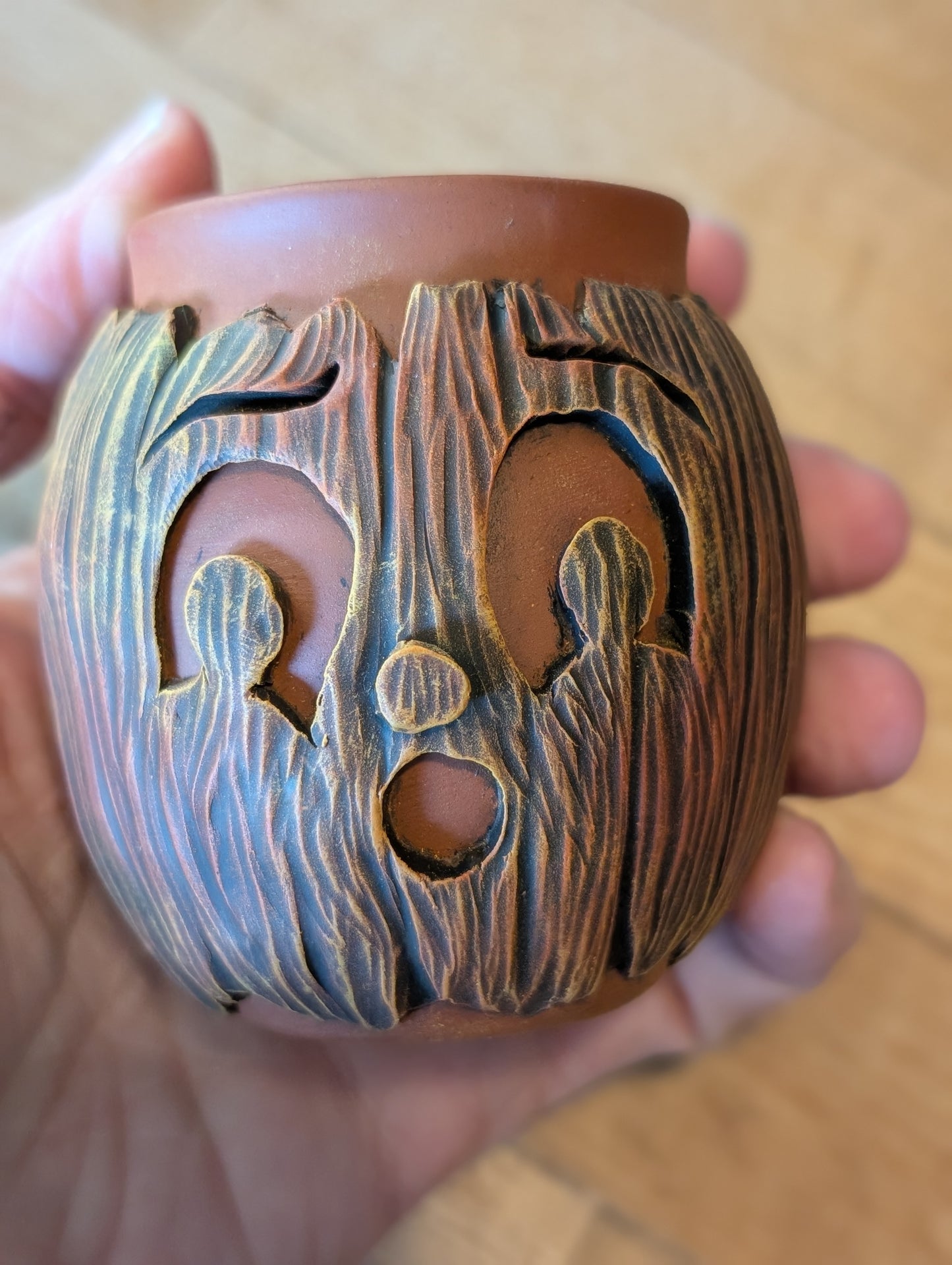 Pumpkin on Terra Cotta pot