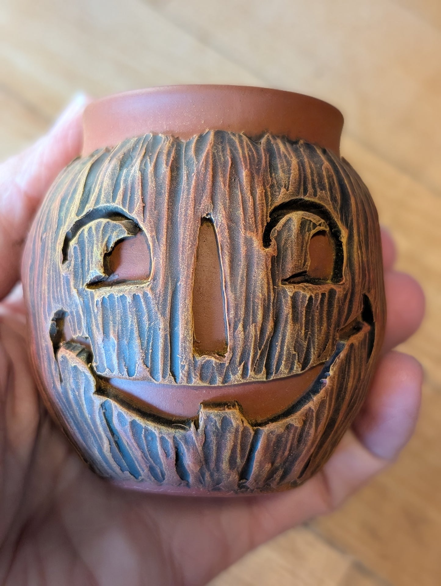 Pumpkin on Terra Cotta pot